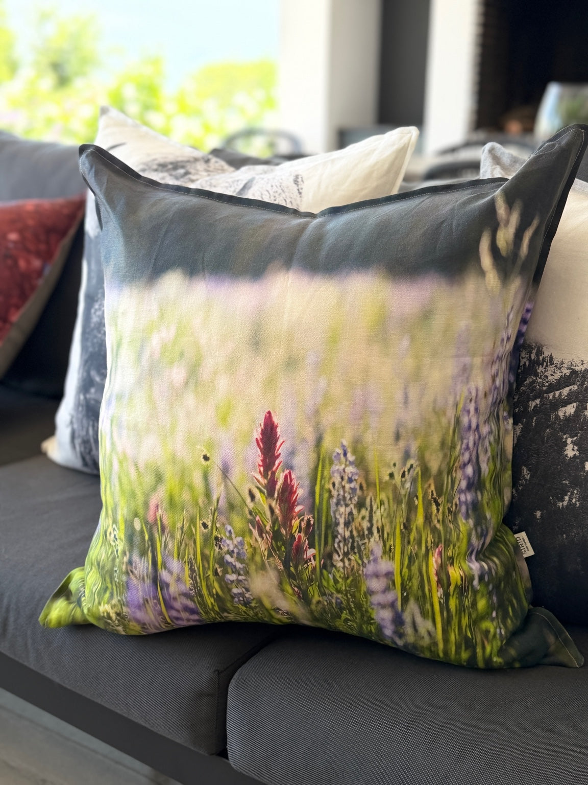 Wild Meadow Pillow - 24 x 24"