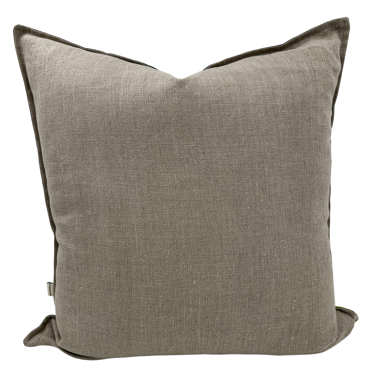 Back view — 100% natural linen texture