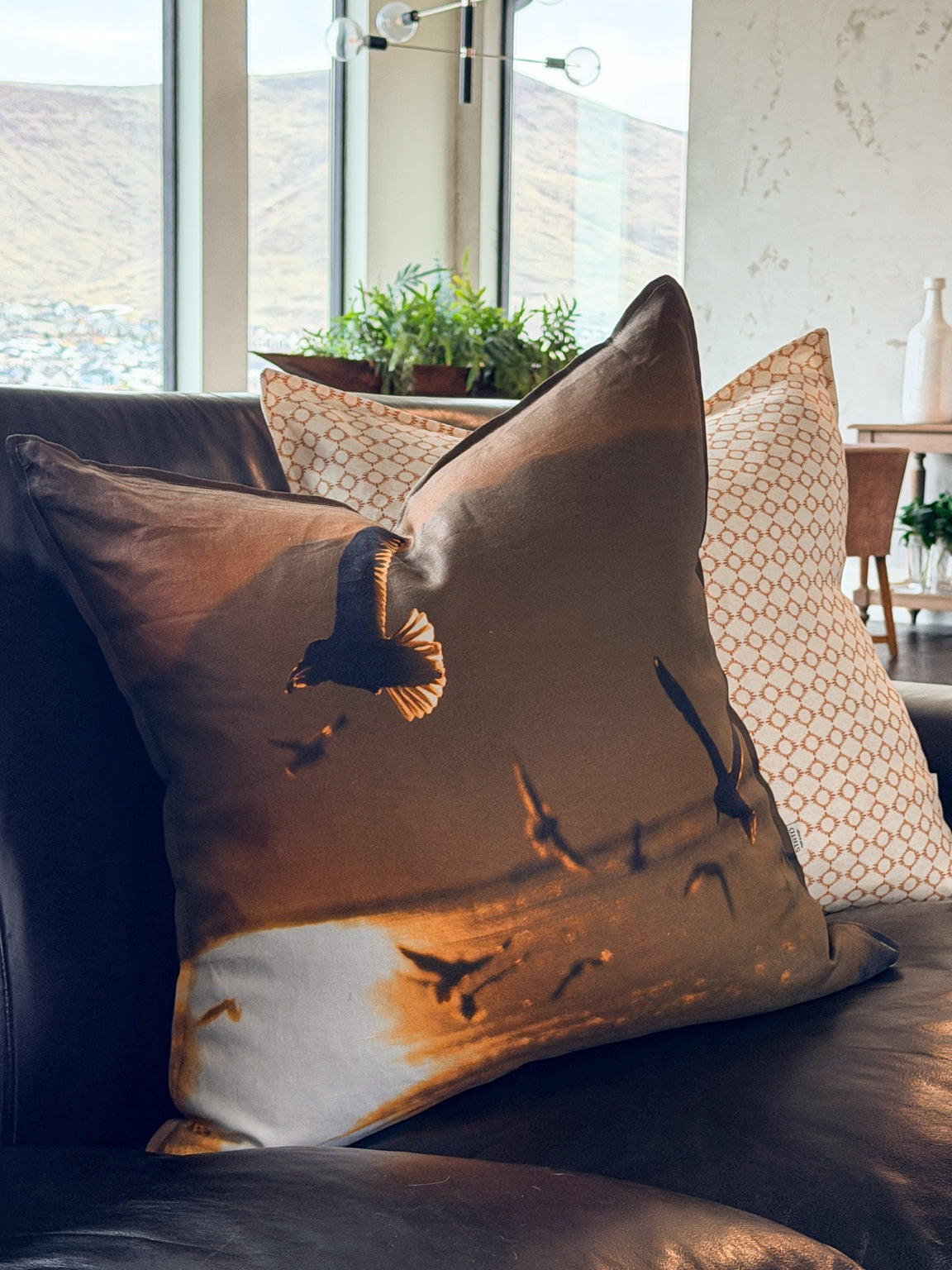Gull Flight Pillow - 24 x 24