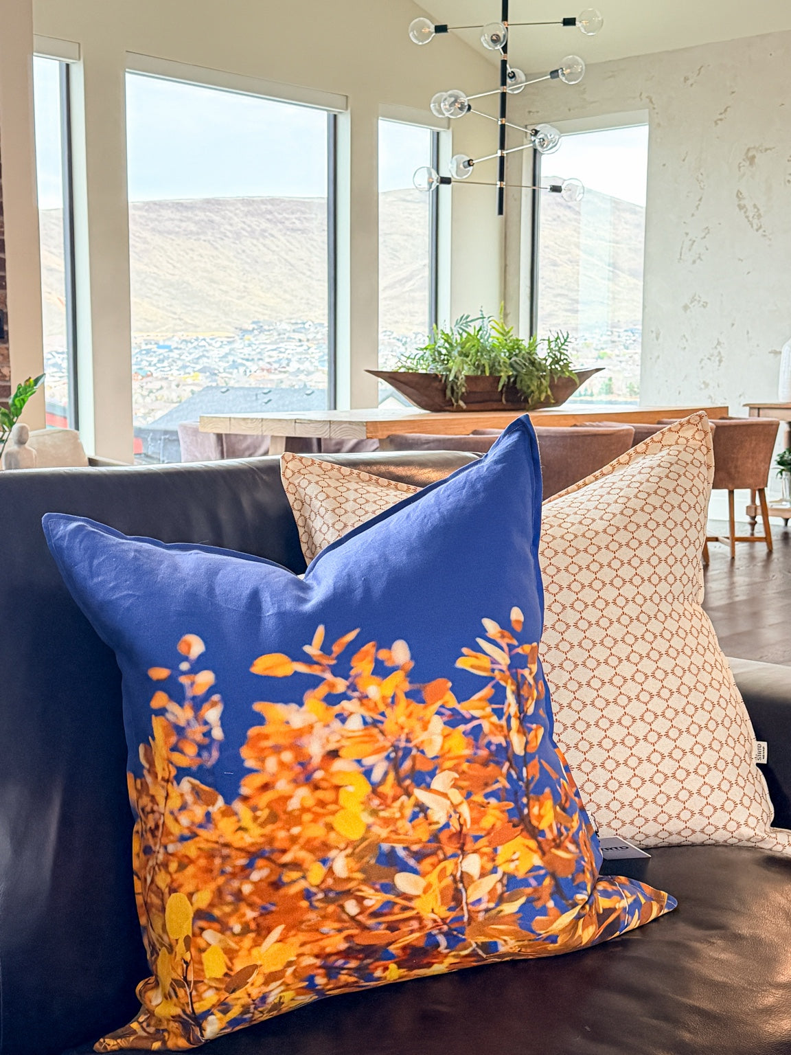 Sunburst Sand Linen Pillow  – 24 x 24